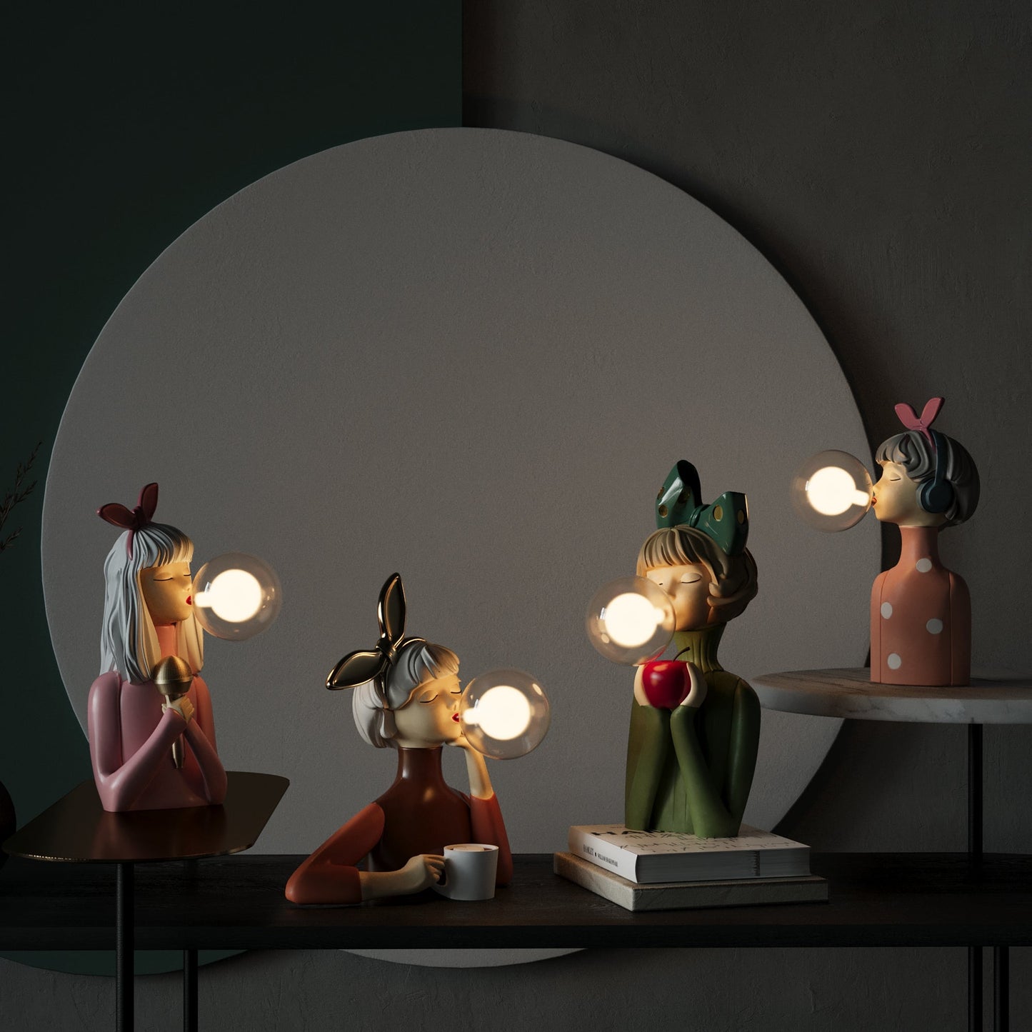 Floroux Sisters | Lampe de table