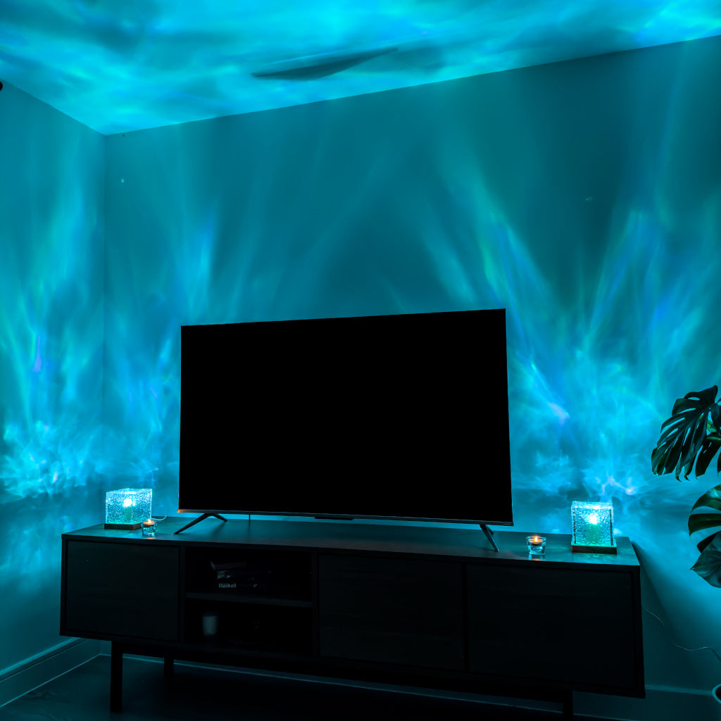 Floroux LED lamp | Magical 3D ambient light | Wireless table lamp | Decorative lighting