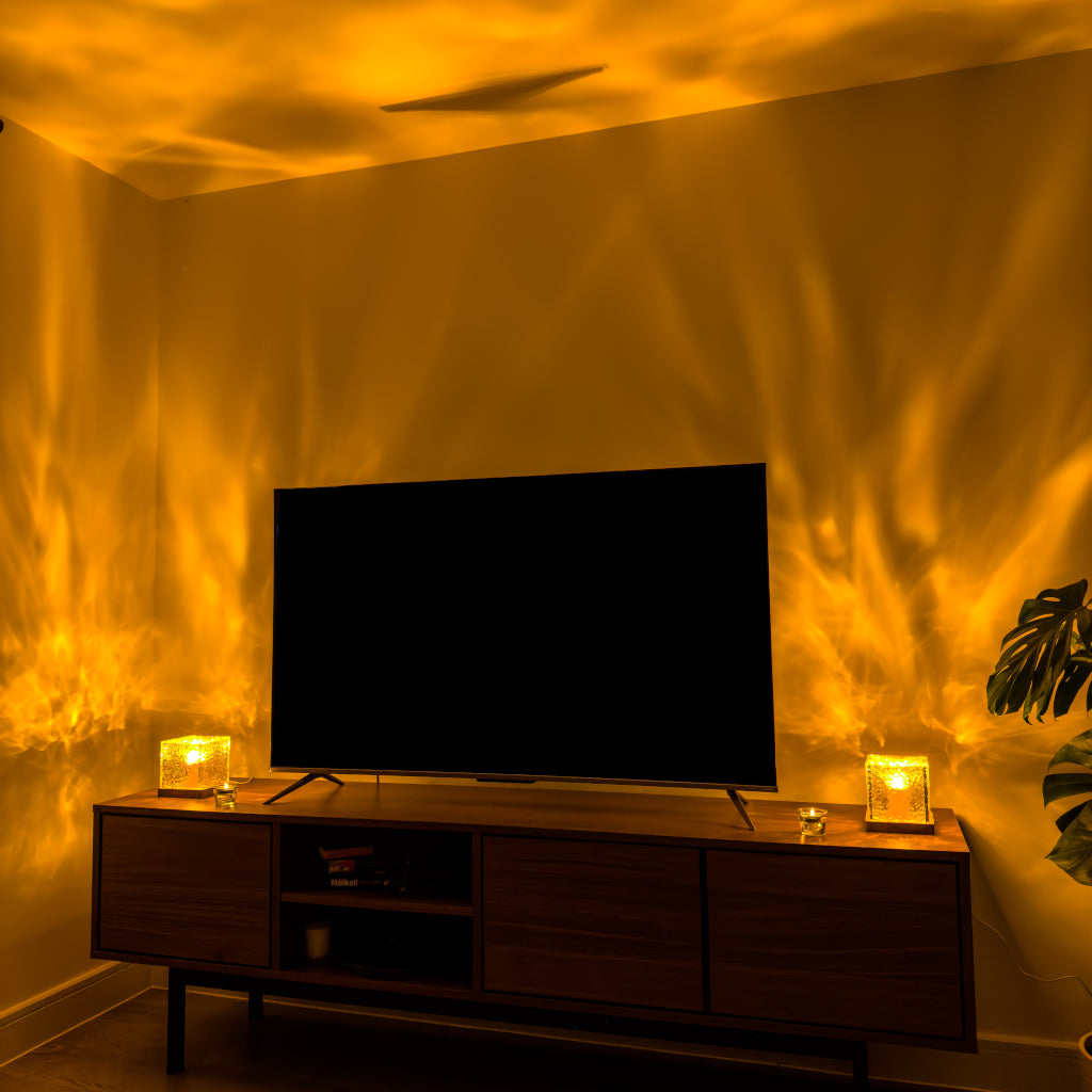 Floroux LED lamp | Magical 3D ambient light | Wireless table lamp | Decorative lighting