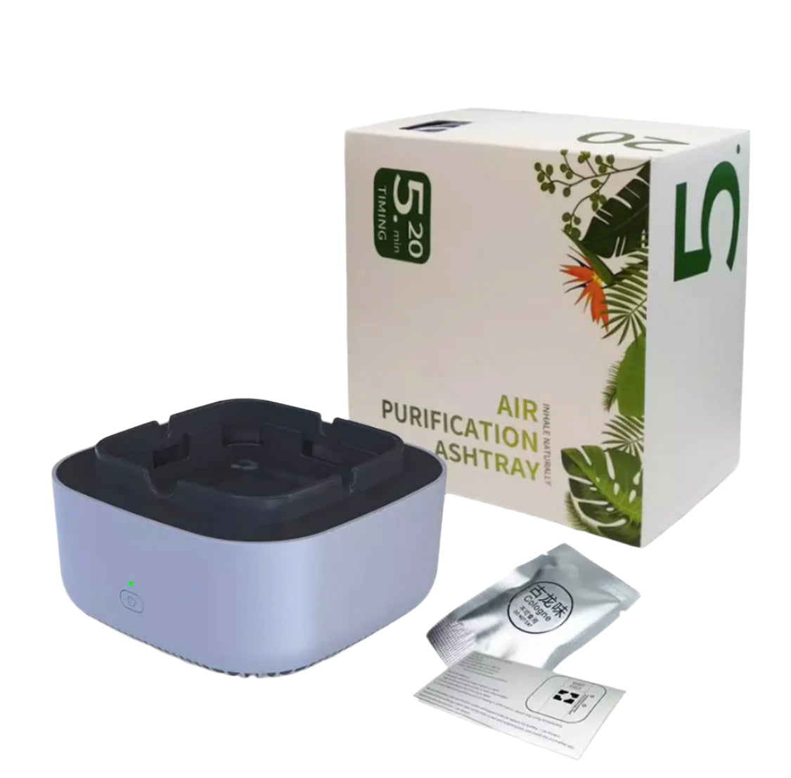 CleanAir Cendrier | Neutralise la fumée et assure un air frais