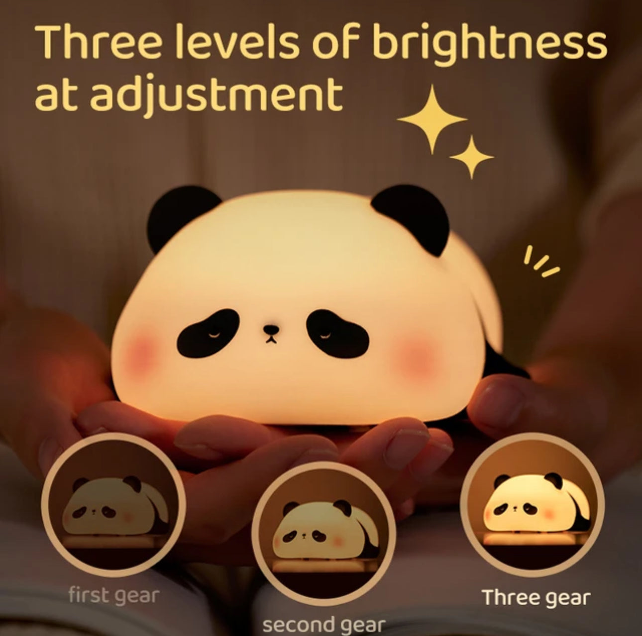 CuddlePanda Veilleuse - Panda LED Coloré pour Enfants