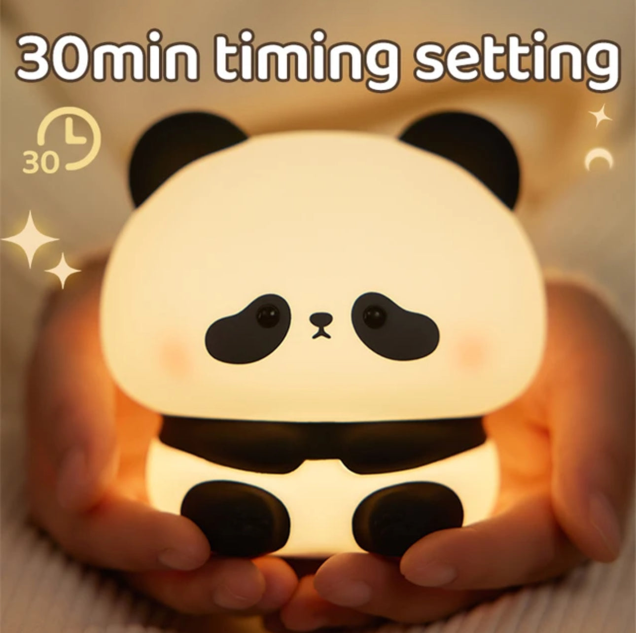 CuddlePanda Veilleuse - Panda LED Coloré pour Enfants