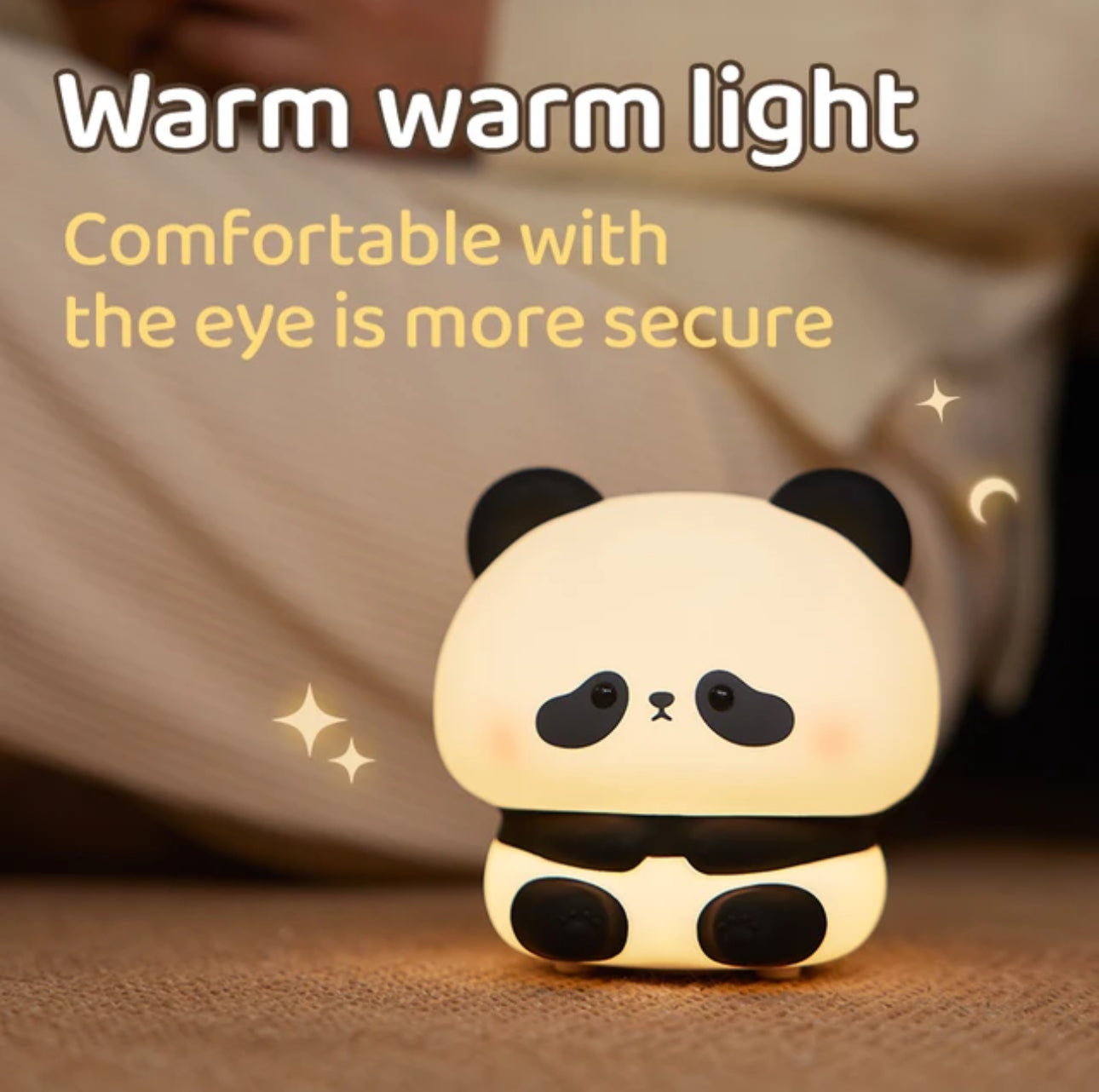 CuddlePanda Veilleuse - Panda LED Coloré pour Enfants