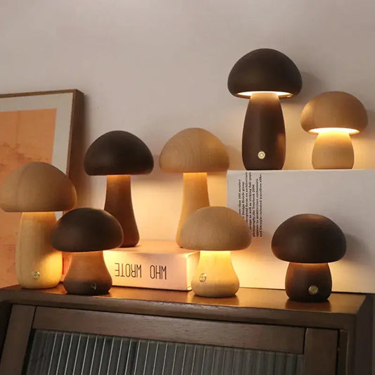 Floroux | Lampe de Table Champignon | Design Élégant et Doux