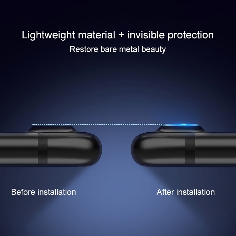 Pour iPhone 7 Protecteur d'objectif circulaire de caméra arrière en verre trempé Film protecteur