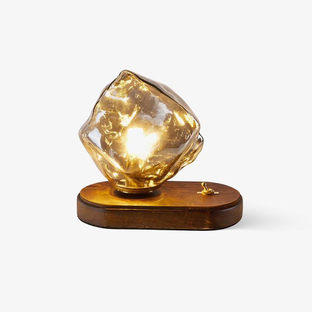 Lampe de table en verre Floroux