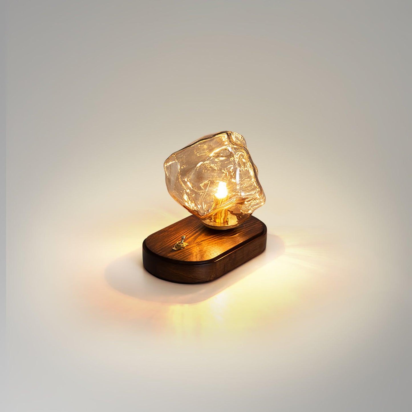 Lampe de table en verre Floroux