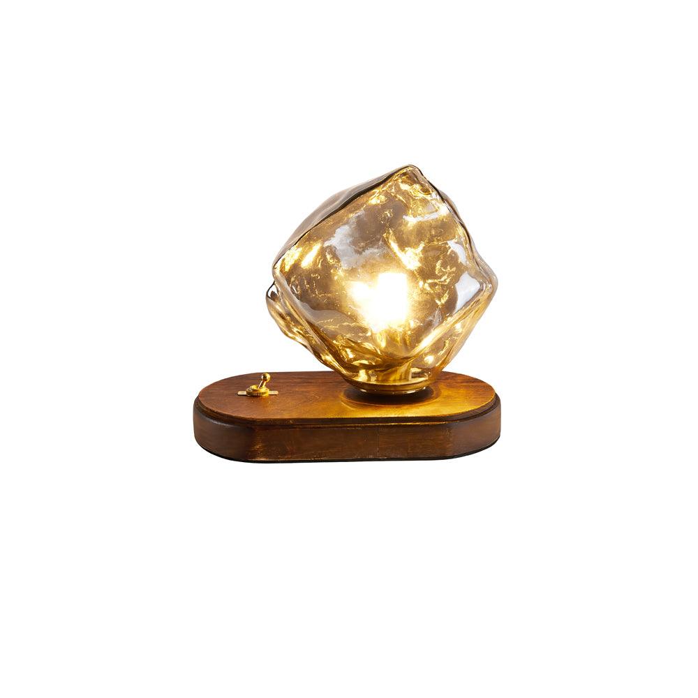 Lampe de table en verre Floroux