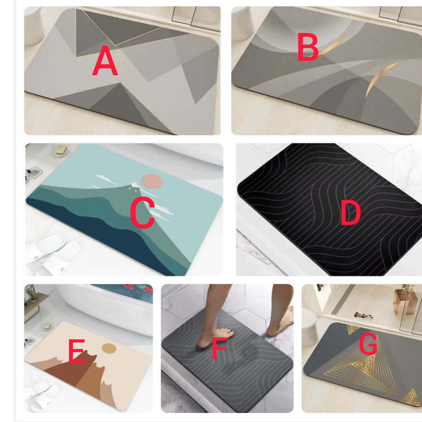 Tapis de sol absorbant