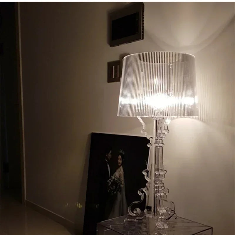 LueurRoyale - Lampe de Table Bourgie Éblouissante