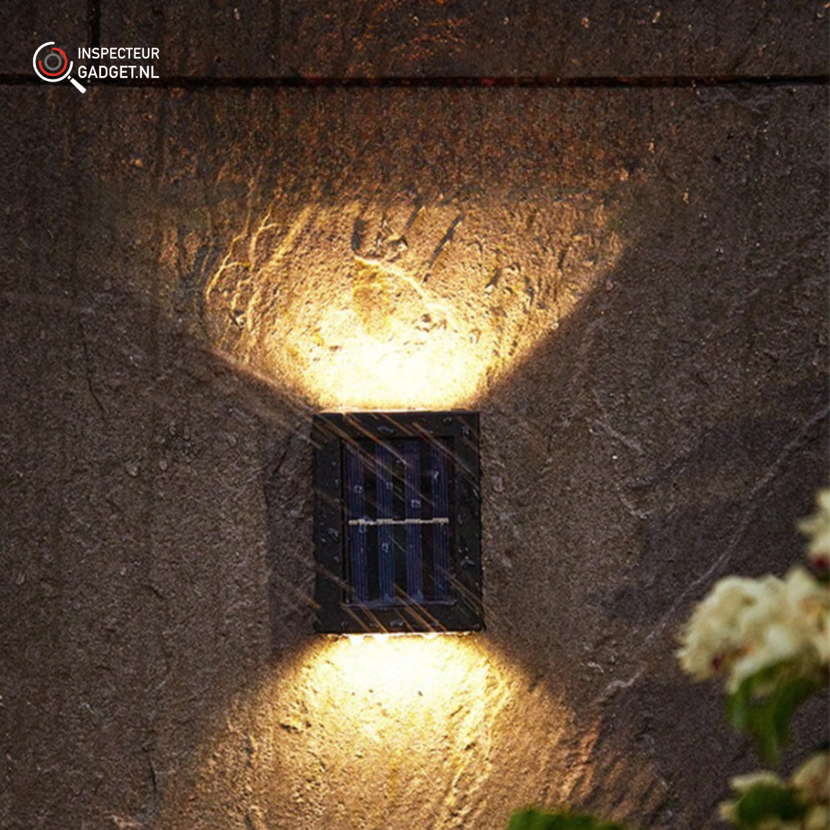 Lampes murales solaires LED sans fil Deluxe - Créez l'ambiance parfaite dans votre jardin !