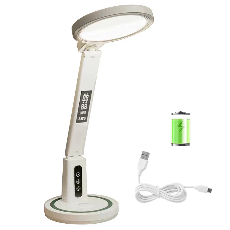 TimeGlow - Lampe de bureau Horloge