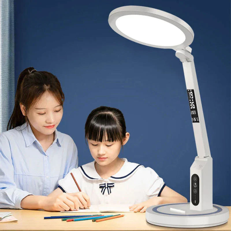 TimeGlow - Lampe de bureau Horloge