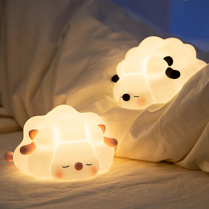 Lampe Squishy - Lampe de nuit LED pour enfants avec 3 niveaux de variation d'intensité