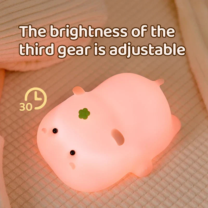 Lampe Squishy - Lampe de nuit LED pour enfants avec 3 niveaux de variation d'intensité