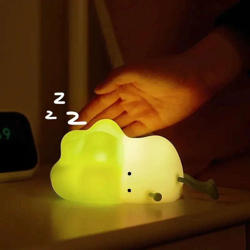 Lampe Squishy - Lampe de nuit LED pour enfants avec 3 niveaux de variation d'intensité