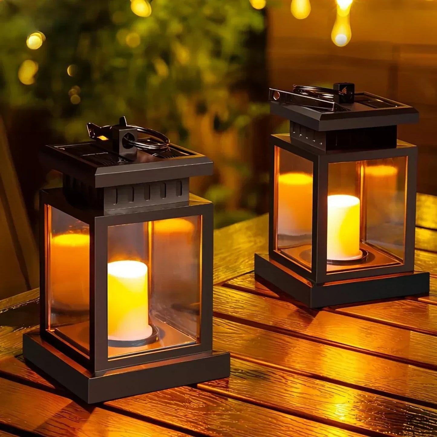 FloralGlow Lampe de jardin - Élégante lanterne de jardin pour ambiance extérieure