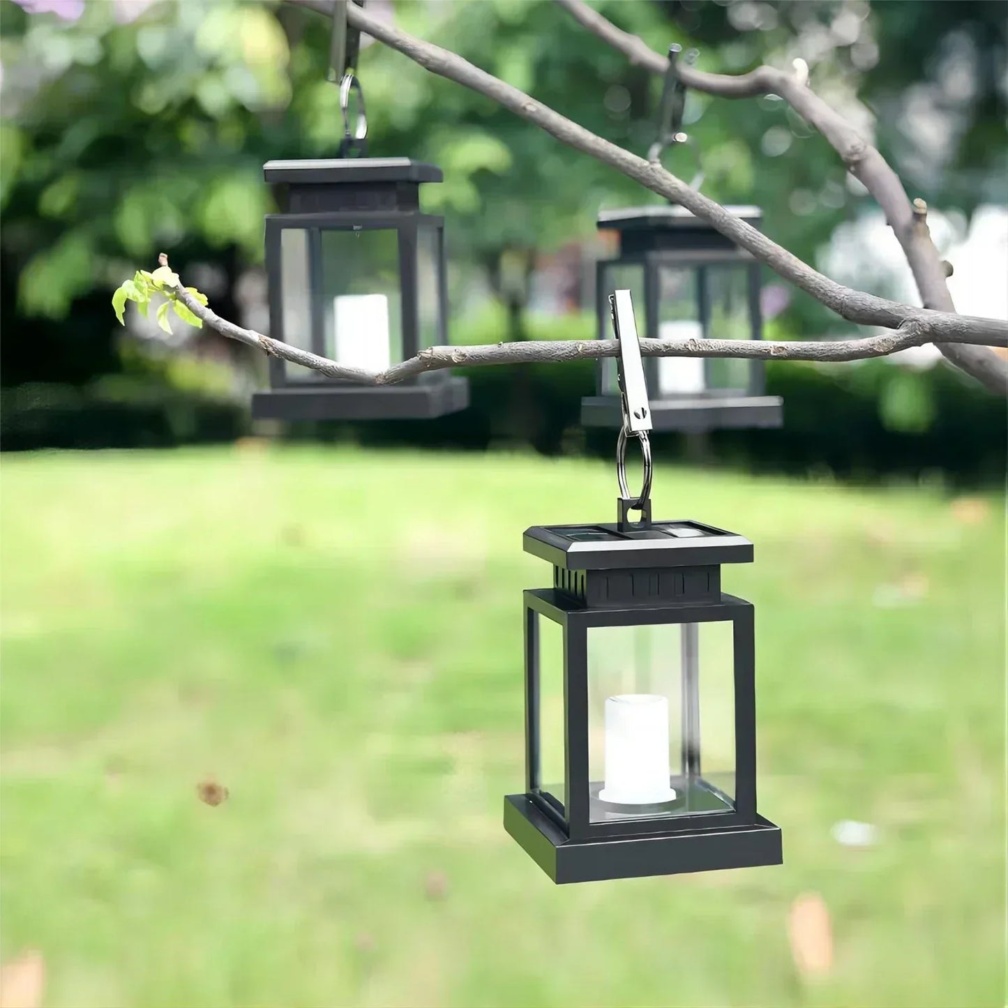 FloralGlow Lampe de jardin - Élégante lanterne de jardin pour ambiance extérieure