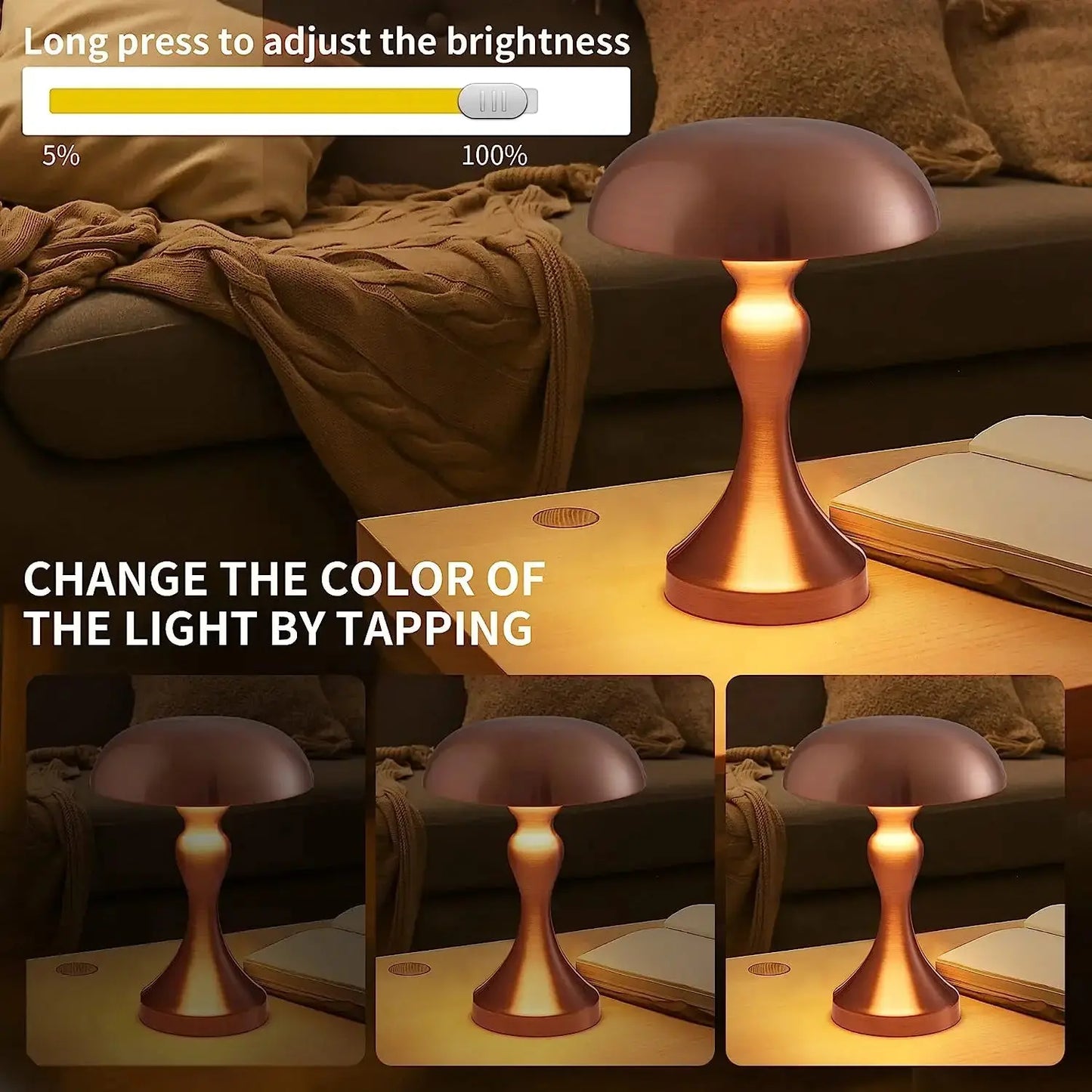 ÉtoileLune - Lampe de Chevet avec Fonction de Lecture