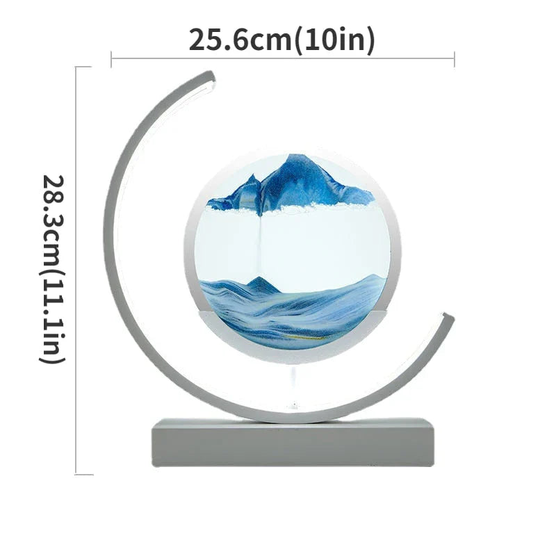 3D-LED-Lampe "Sables du Temps"