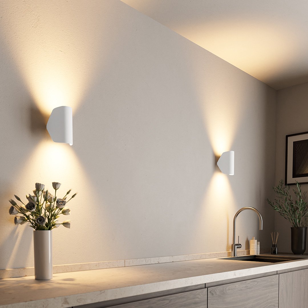 Floroux - Application extérieure LED avec lumière chaude