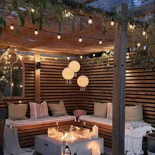 Floroux Lanterne Outdoor | Éclairage de jardin à énergie solaire | Étanche | Lumière d'ambiance LED pour extérieur