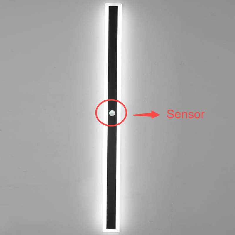 Lampe extérieure linéaire à éclat moderne Floroux