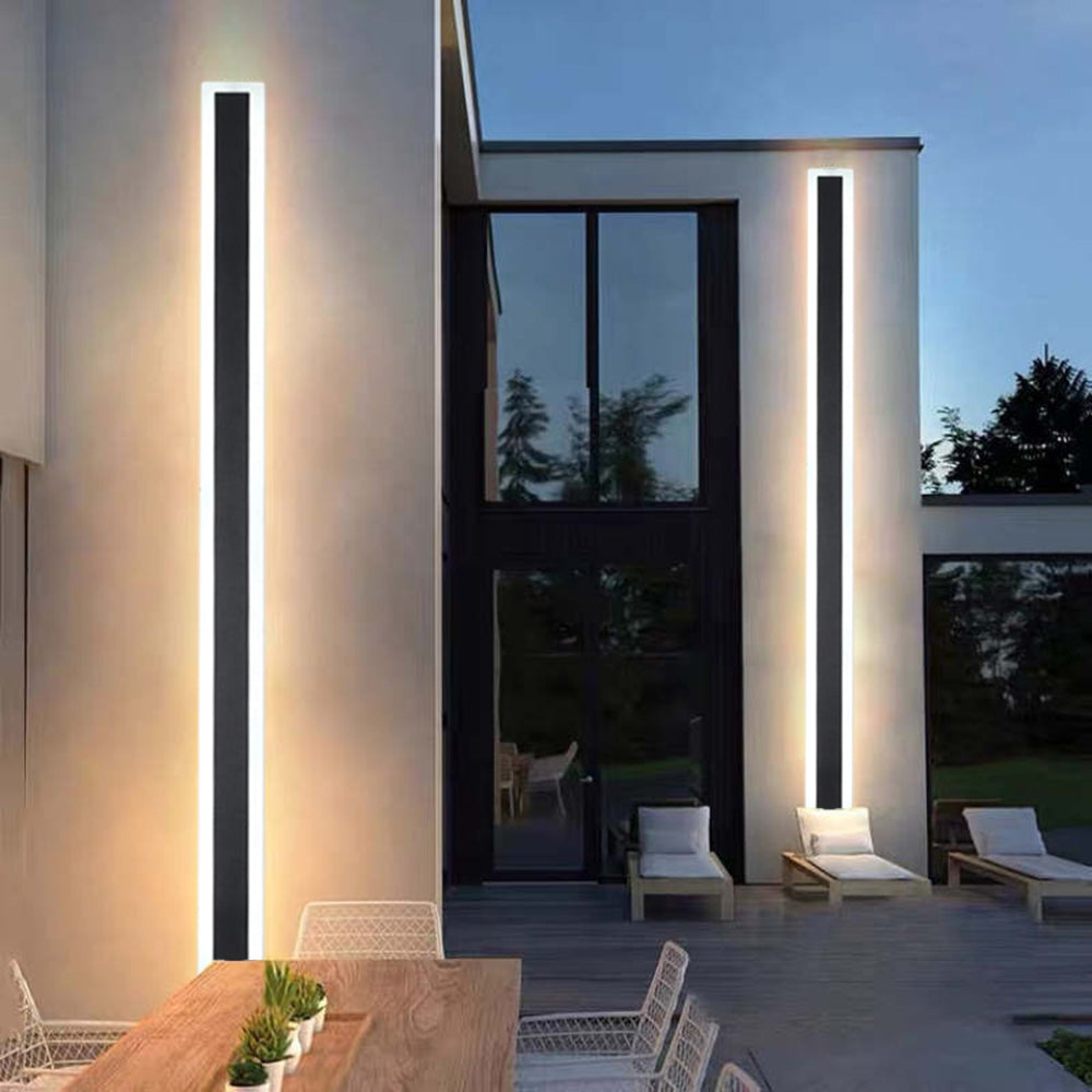 Lampe extérieure linéaire à éclat moderne Floroux