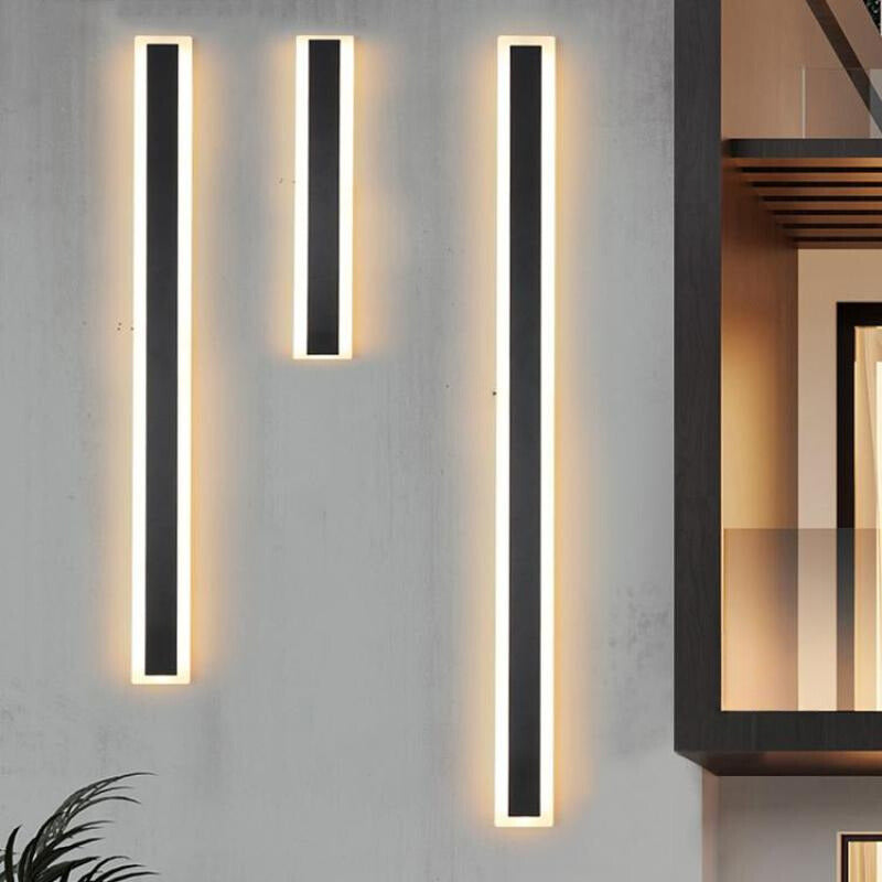 Lampe extérieure linéaire à éclat moderne Floroux