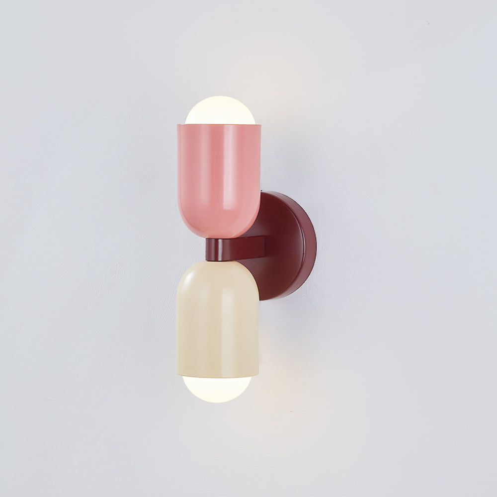Applique Murale LED Morandi Moderne 2-flamme Noire Intérieur/Couloir Métal