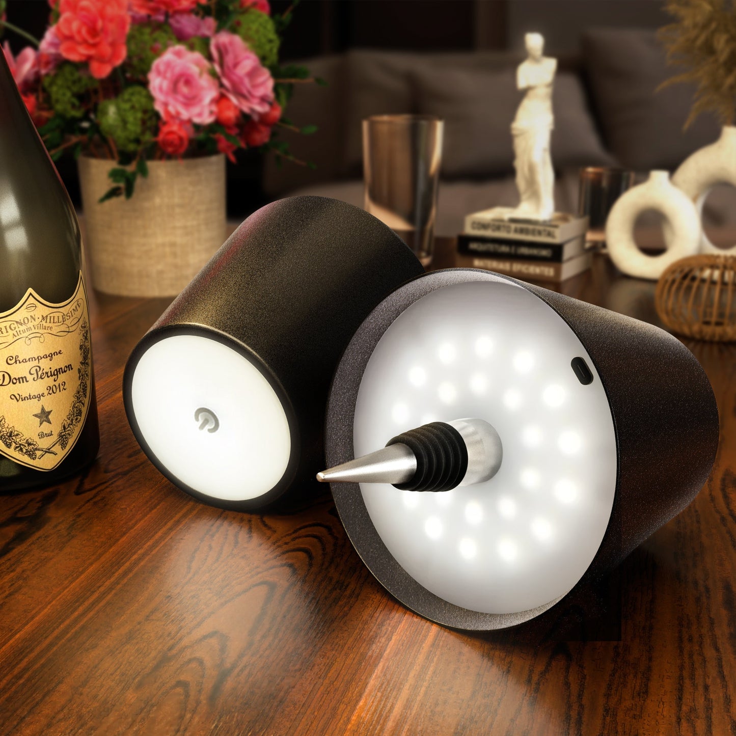 Lampe sans fil pour bouteille - S'adapte à n'importe quelle bouteille