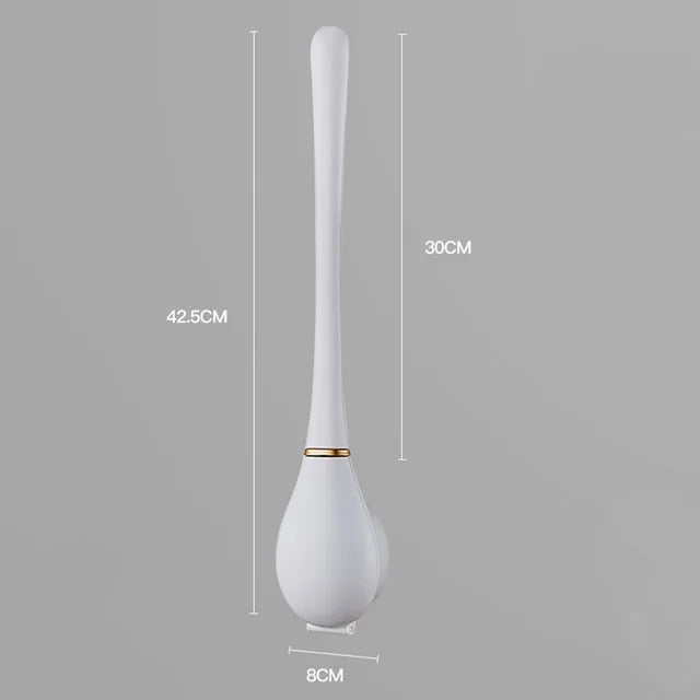 SumiClean - Brosse de Toilette en Silicone Rigoriste pour Votre Salle de Bain