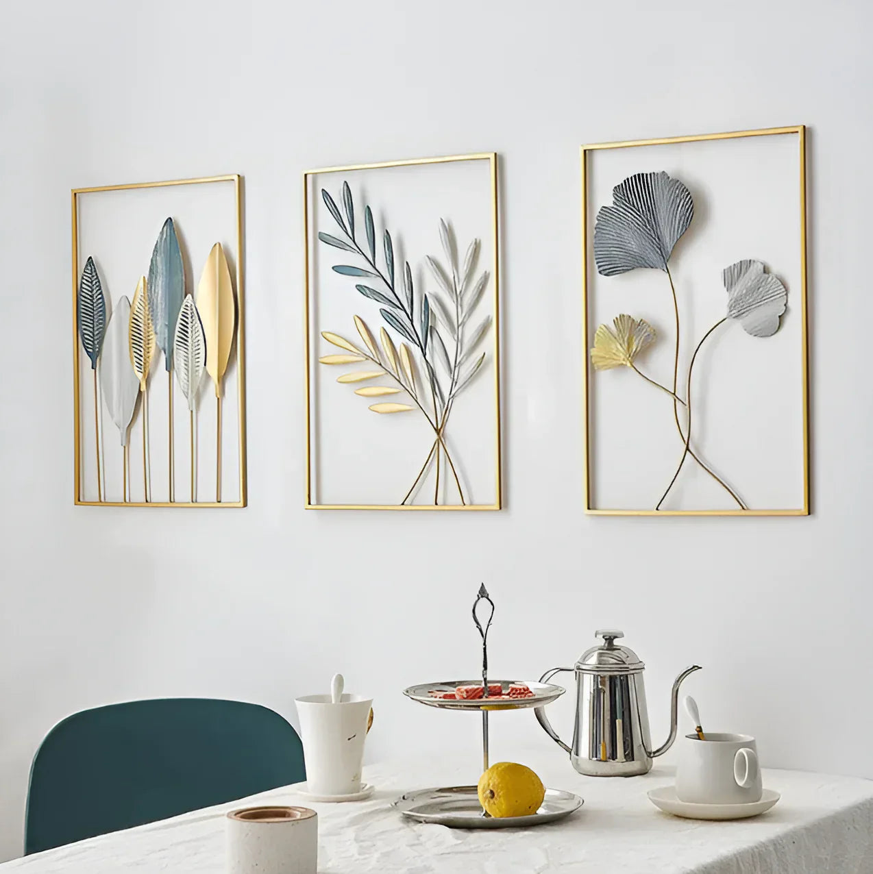 Floroux | Décoration murale en métal stylée