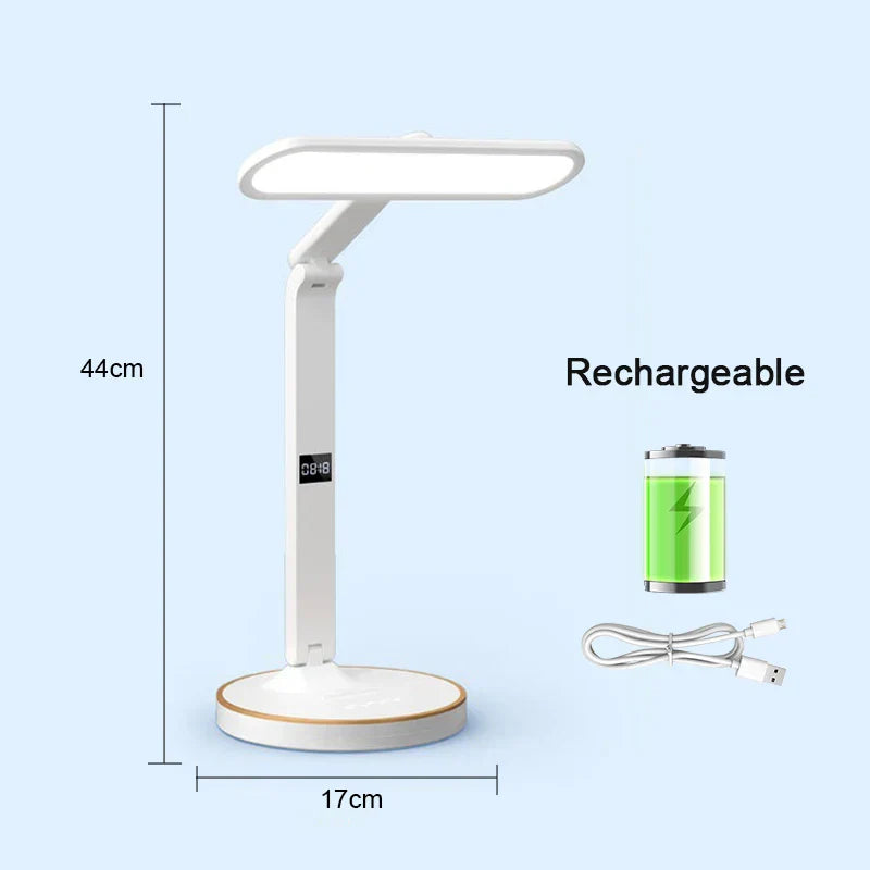 Floroux - Horloge LED Lampe de table
