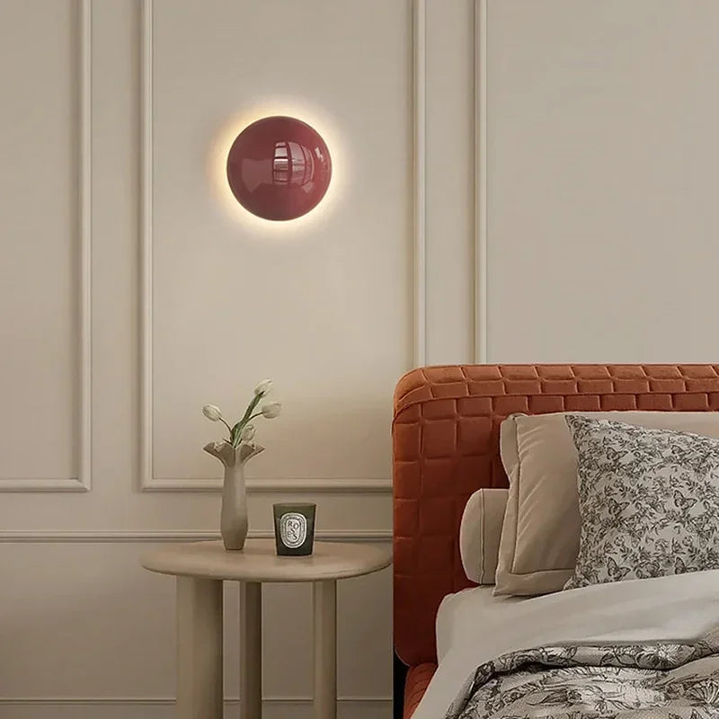 Floroux – Lampe orb métallique sculpturale