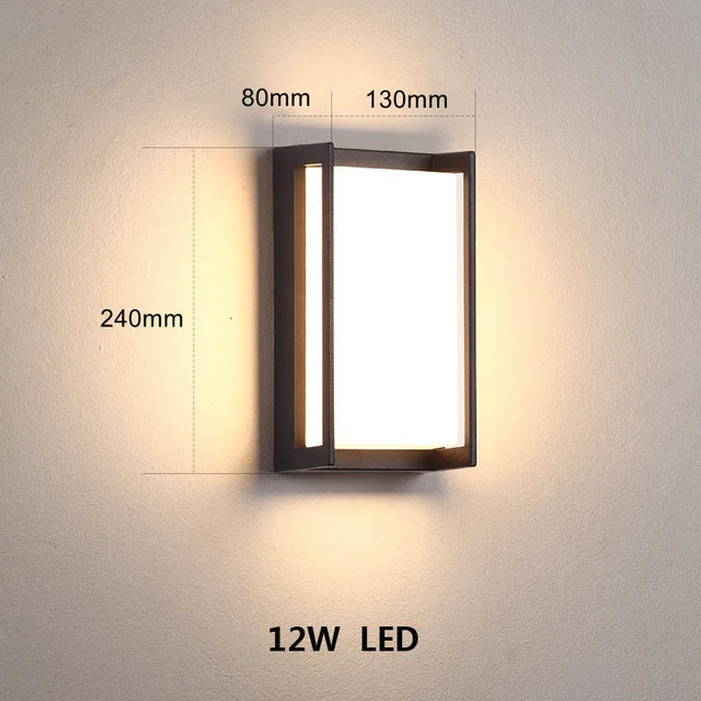 Floroux | Applique murale extérieure LED élégante avec une touche moderne