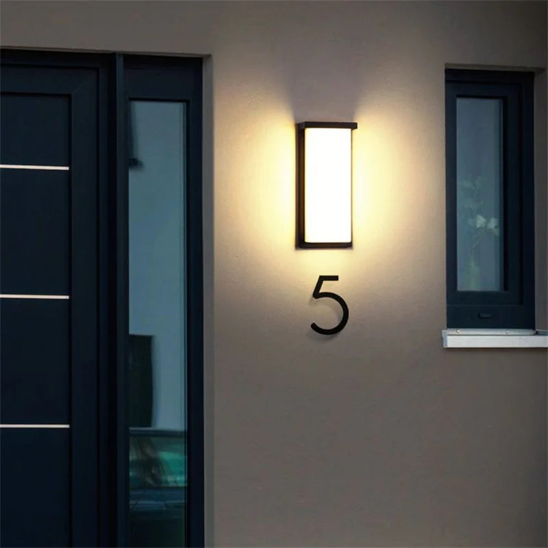 Floroux – Modernes lumières murales LED extérieures
