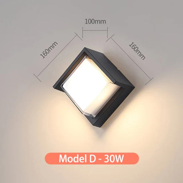 Floroux | Lampe murale extérieure élégante et résistante aux intempéries