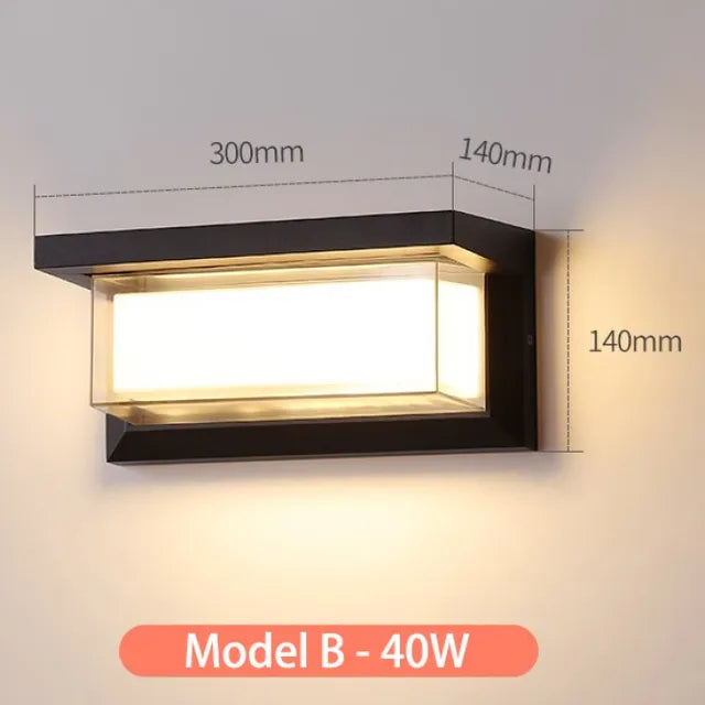 Floroux | Lampe murale extérieure élégante et résistante aux intempéries