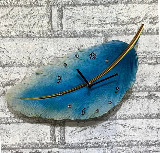 Floroux - Horloge à feuilles nordiques