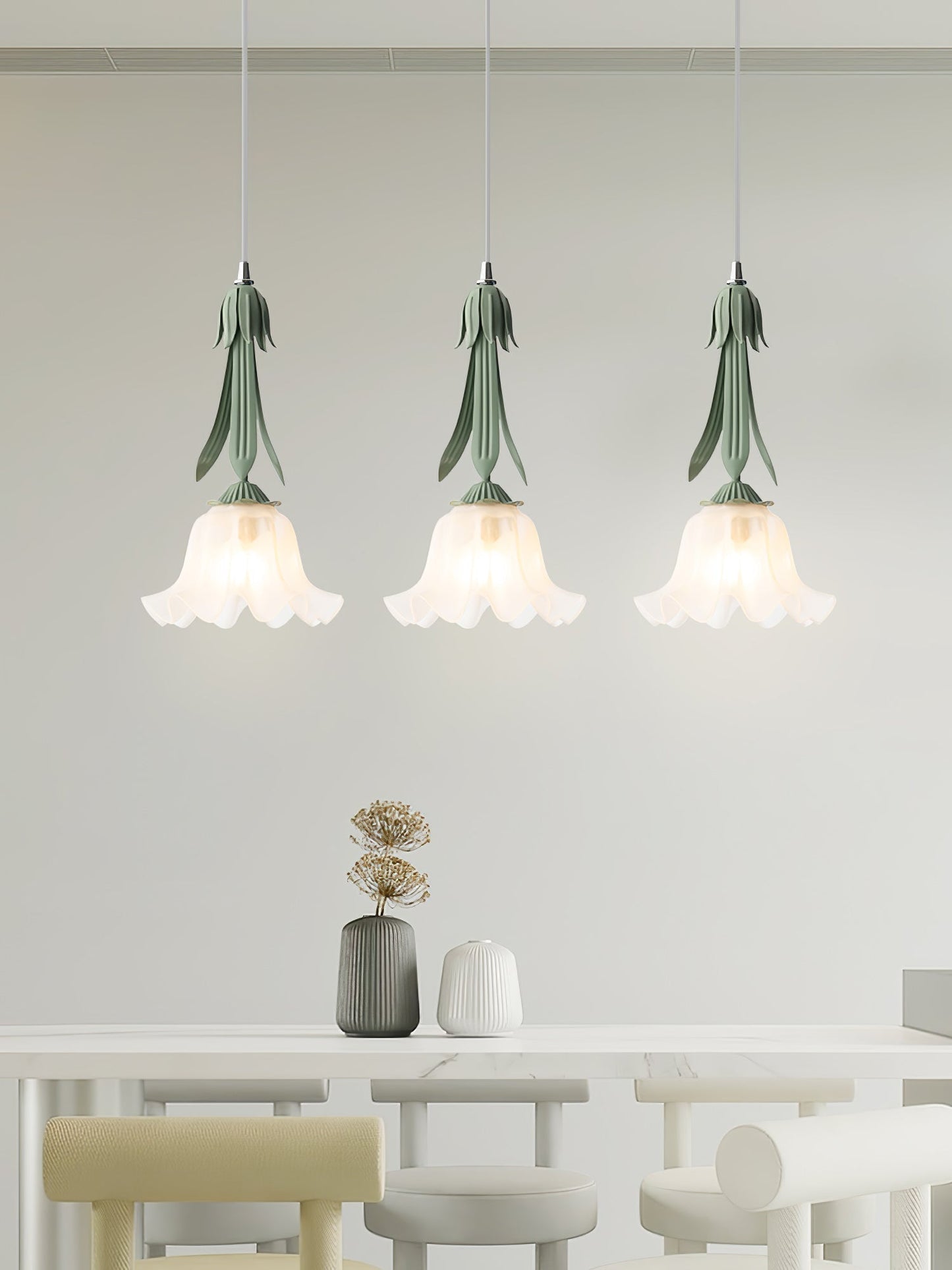 Floroux Lila du Vallée Pendant | Elegant Design | Ambient Lighting | Decorative Hanging Lamp for Living Room and Dining Room