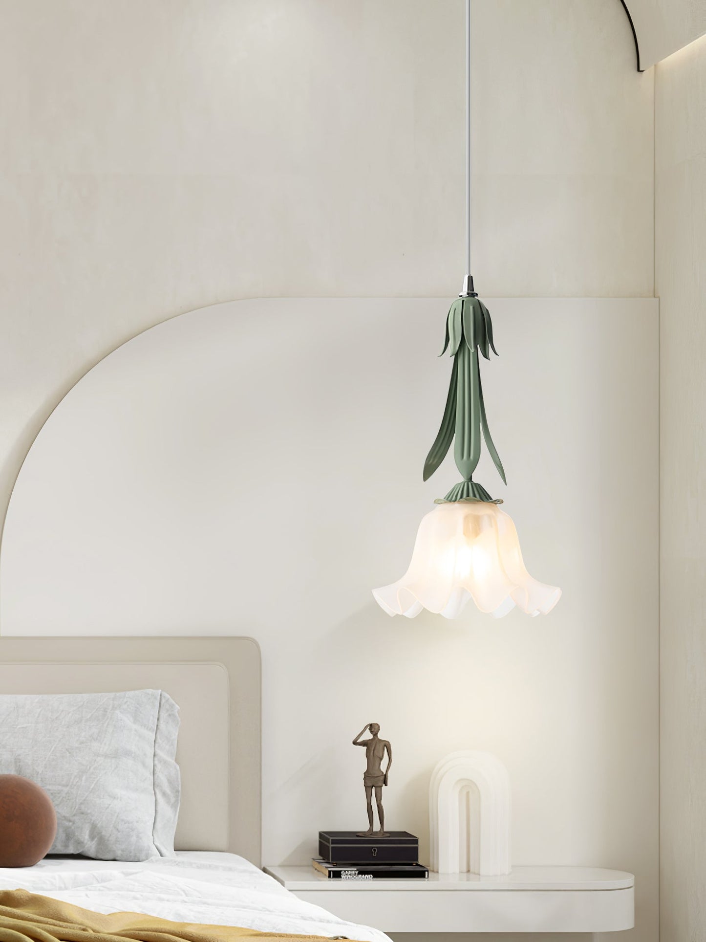 Floroux Lila du Vallée Pendant | Elegant Design | Ambient Lighting | Decorative Hanging Lamp for Living Room and Dining Room