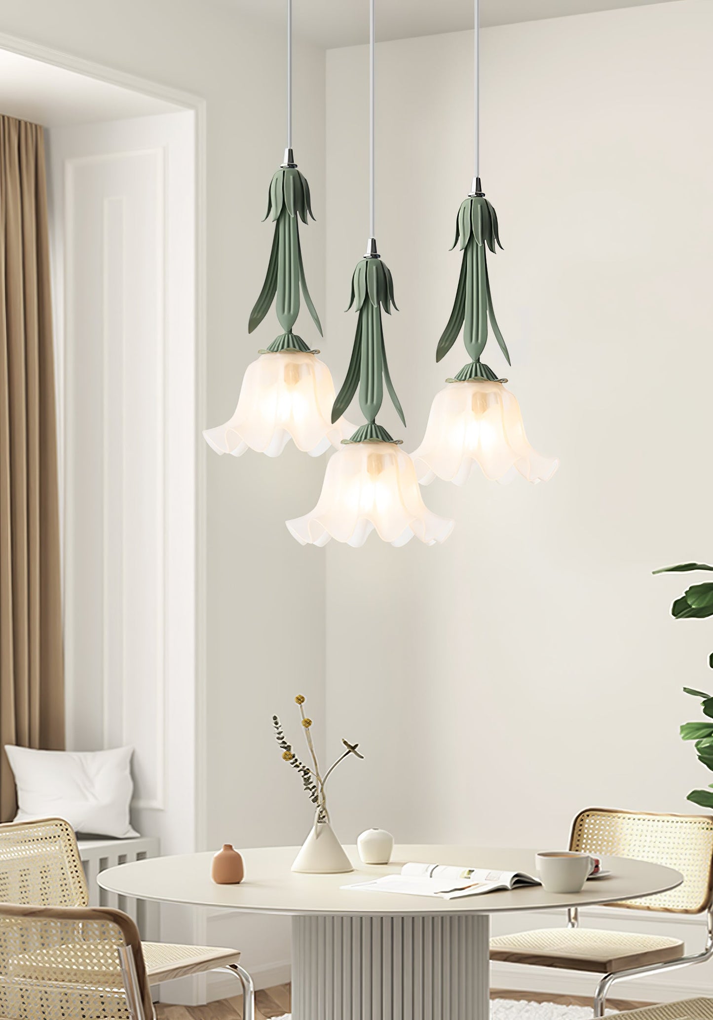 Floroux Lila du Vallée Pendant | Elegant Design | Ambient Lighting | Decorative Hanging Lamp for Living Room and Dining Room