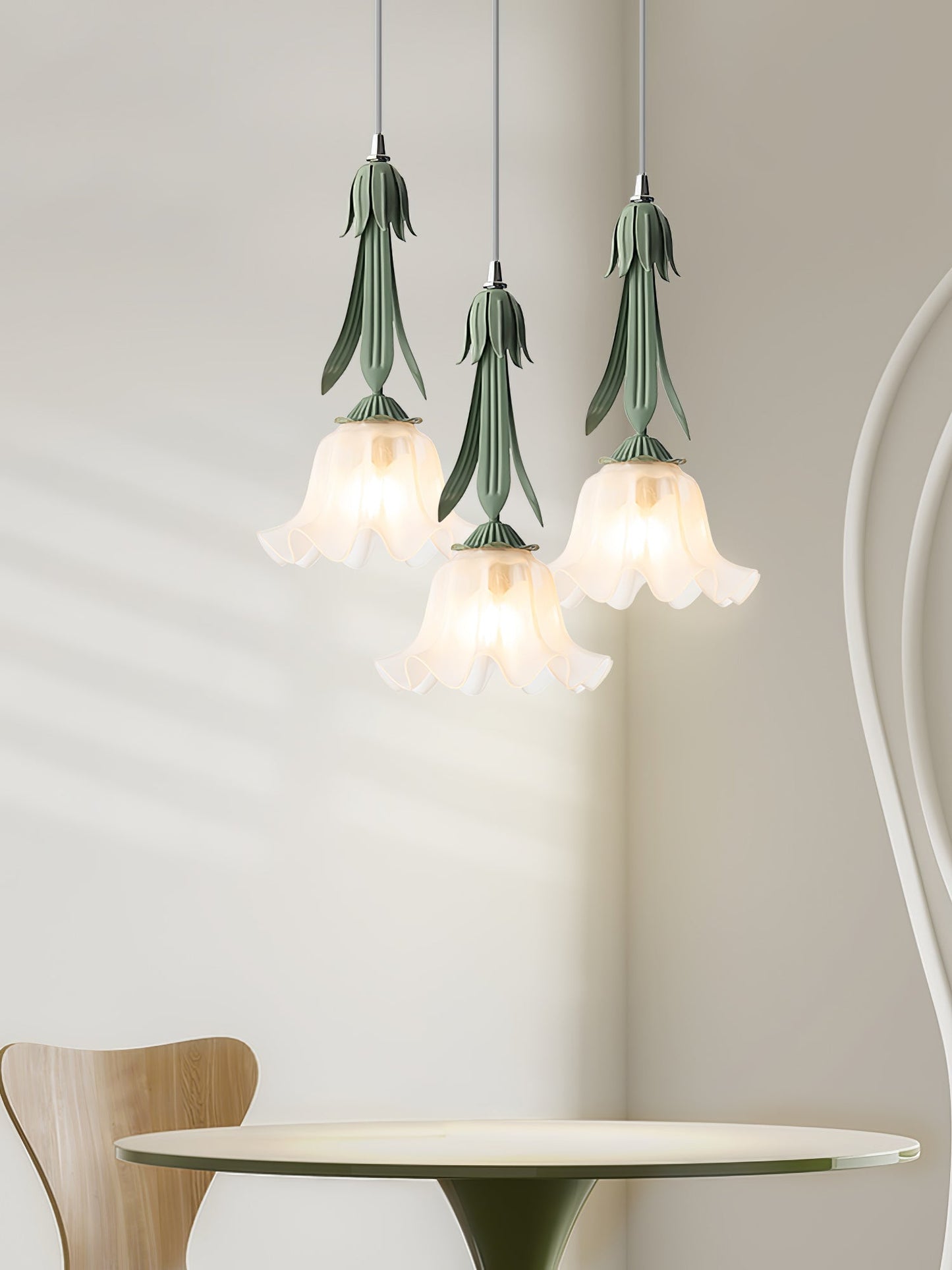 Floroux Lila du Vallée Pendant | Elegant Design | Ambient Lighting | Decorative Hanging Lamp for Living Room and Dining Room