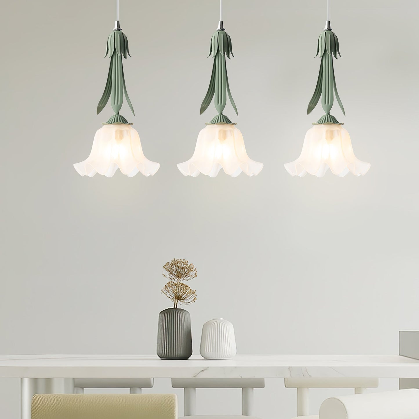 Floroux Lila du Vallée Pendant | Elegant Design | Ambient Lighting | Decorative Hanging Lamp for Living Room and Dining Room