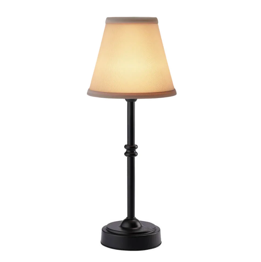 Floroux - Lampe de table rétro sans fil en tissu