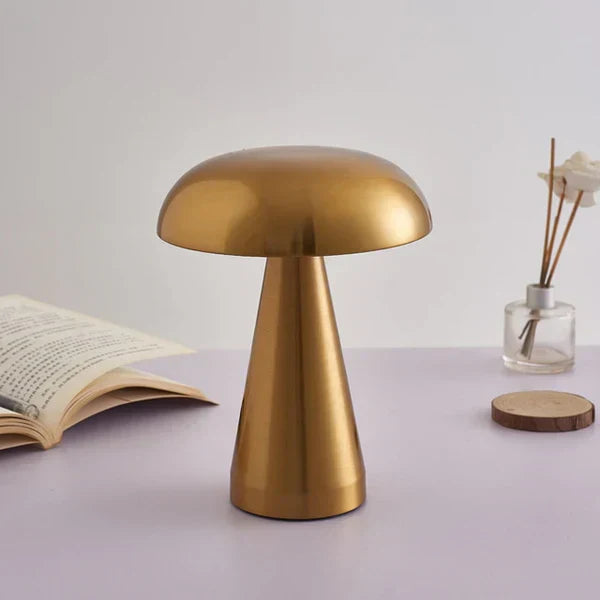 LusterGlow | Lampe de table LED champignon de luxe