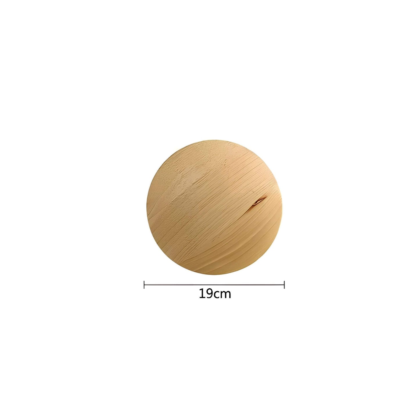 Applique murale de luxe à aspect bois naturel