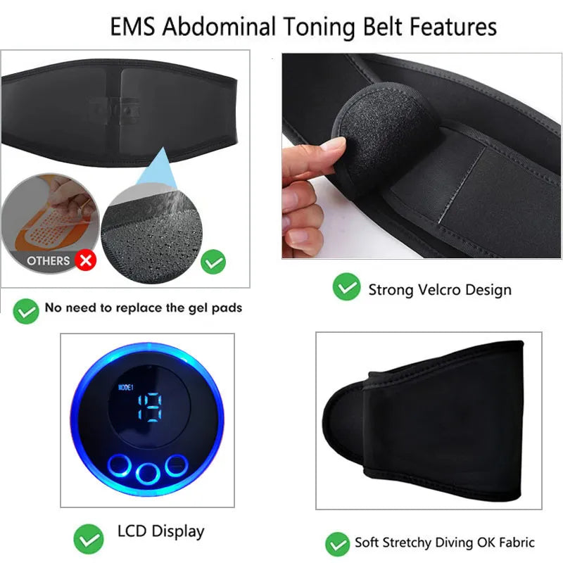 AbsFit - Entraîneur abdominal EMS avancé