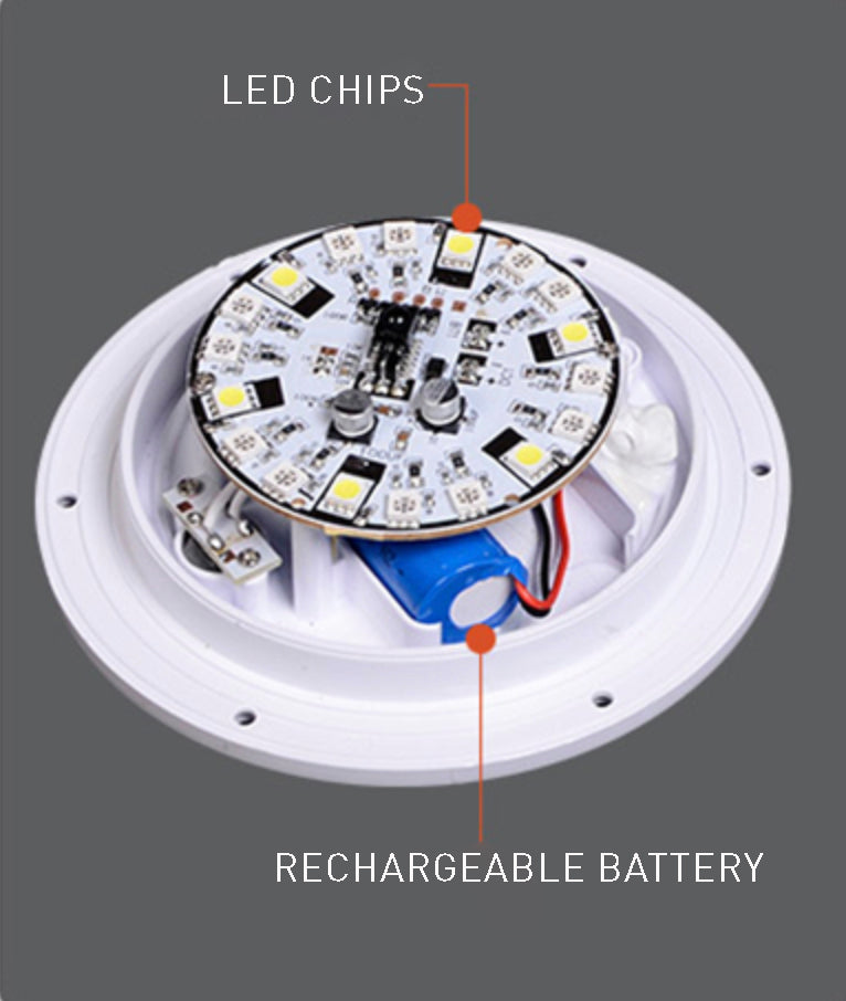 Lampe de table LED sans fil Moon avec batteries rechargeables